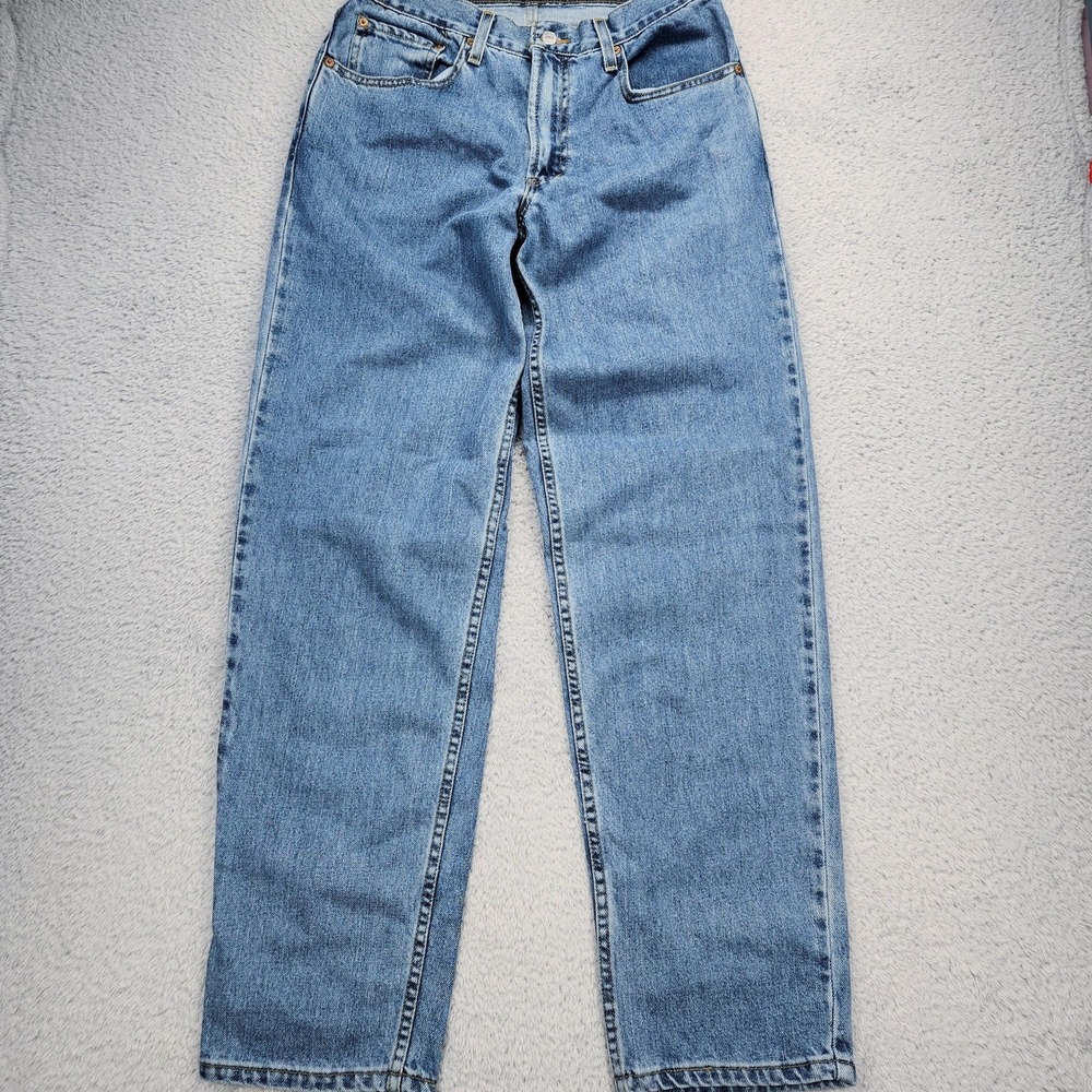 Levis 560 Jeans Mens 31x34 Medium Wash Blue Comfort Fit Relaxed Tapered Denim